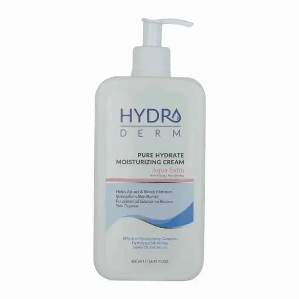 کرم مرطوب‌کننده و نرم‌کننده مدل Aqua Satin هیدرودرم