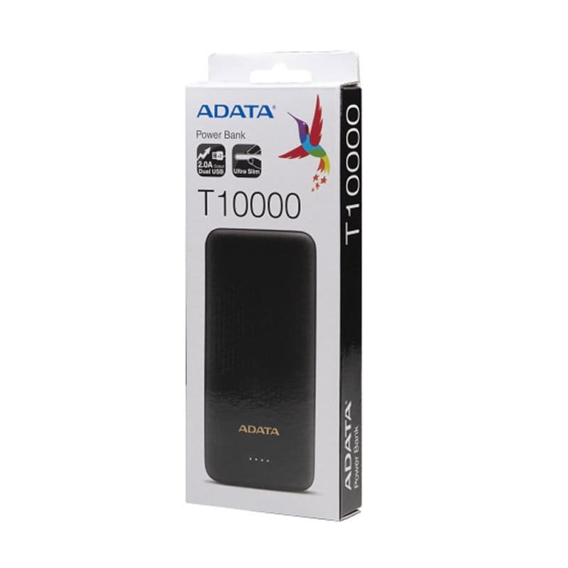 شارژر همراه ای دیتا مدل T10000 ظرفیت 10000 میلی آمپر ساعت — تصویر ۶
