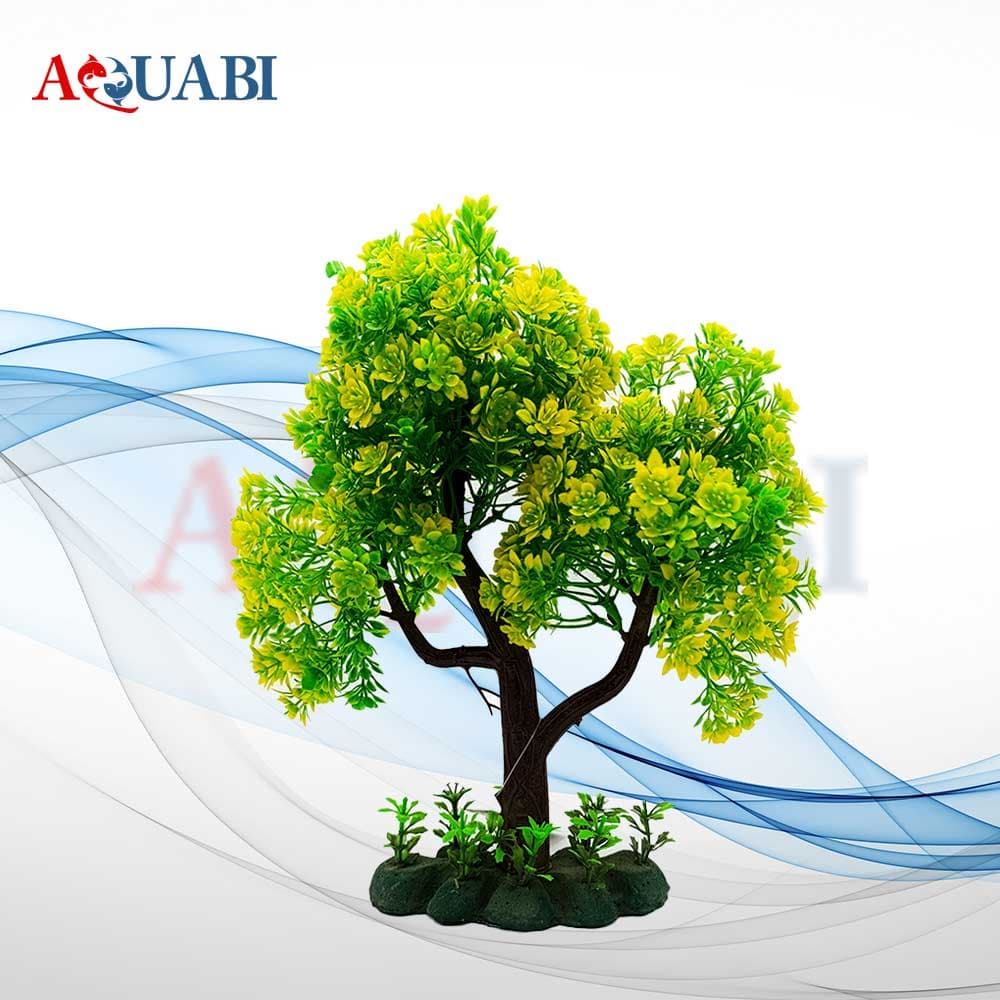 گیاه مصنوعی تزیینی آکواریوم درختچه بزرگ (B-08)