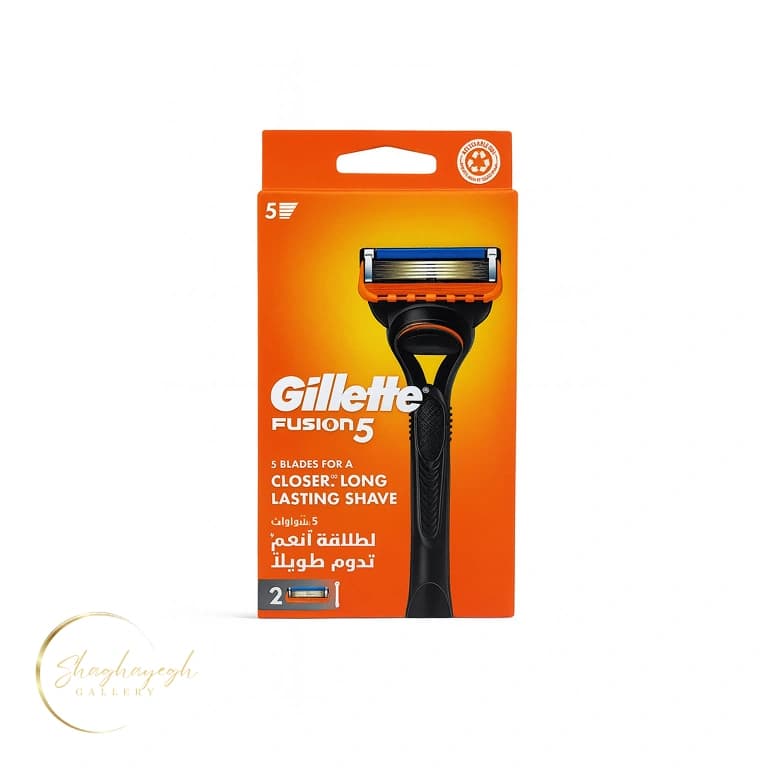دسته ژیلت فیوژن 5 همراه با تیغ یدک – Gillette Fusion5 Razor + 1 Cartridges — تصویر ۲
