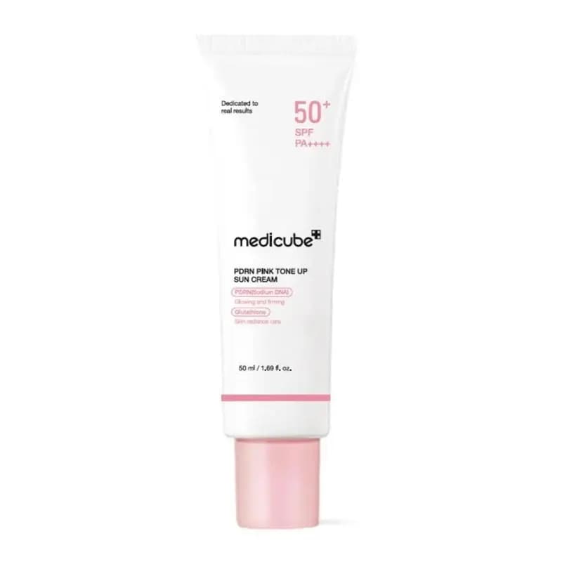 ضد آفتاب صورتی تون آپ مدیکیوب با SPF 50+ | Medicube Pink Tone-Up Sun Cream