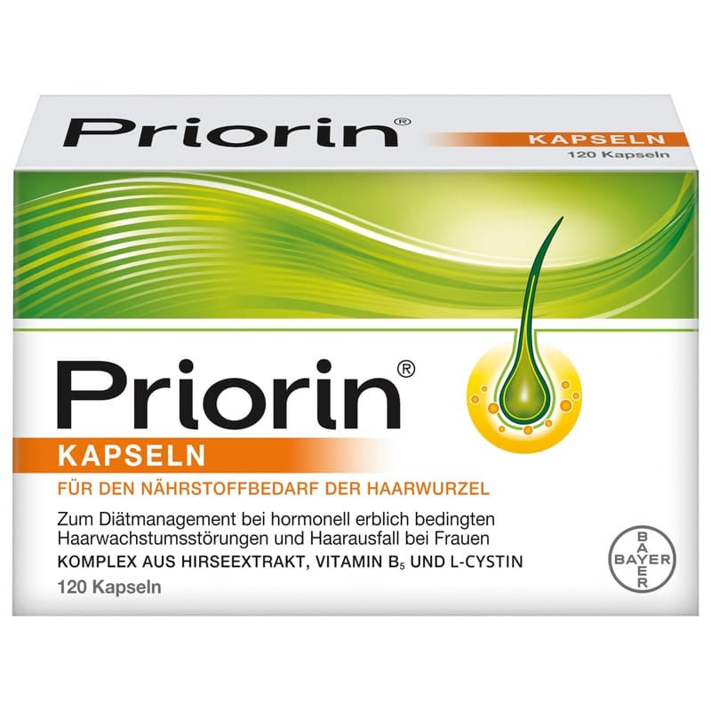 قرص پریورین بایر اورجینال ۱۲۰ عددی | Priorin Bayer Original 120 Capsules