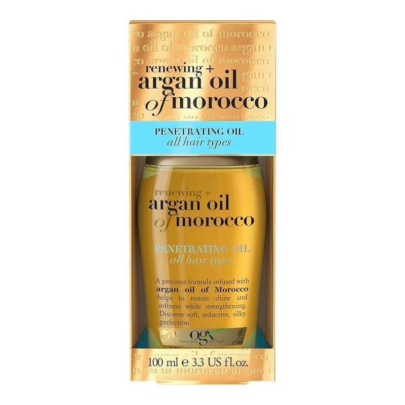 روغن آرگان او جی ایکس مخصوص انواع مو حجم ۱۰۰ میل (OGX Argan Oil of Morocco Penetrating Oil All Hair Types 100ml)