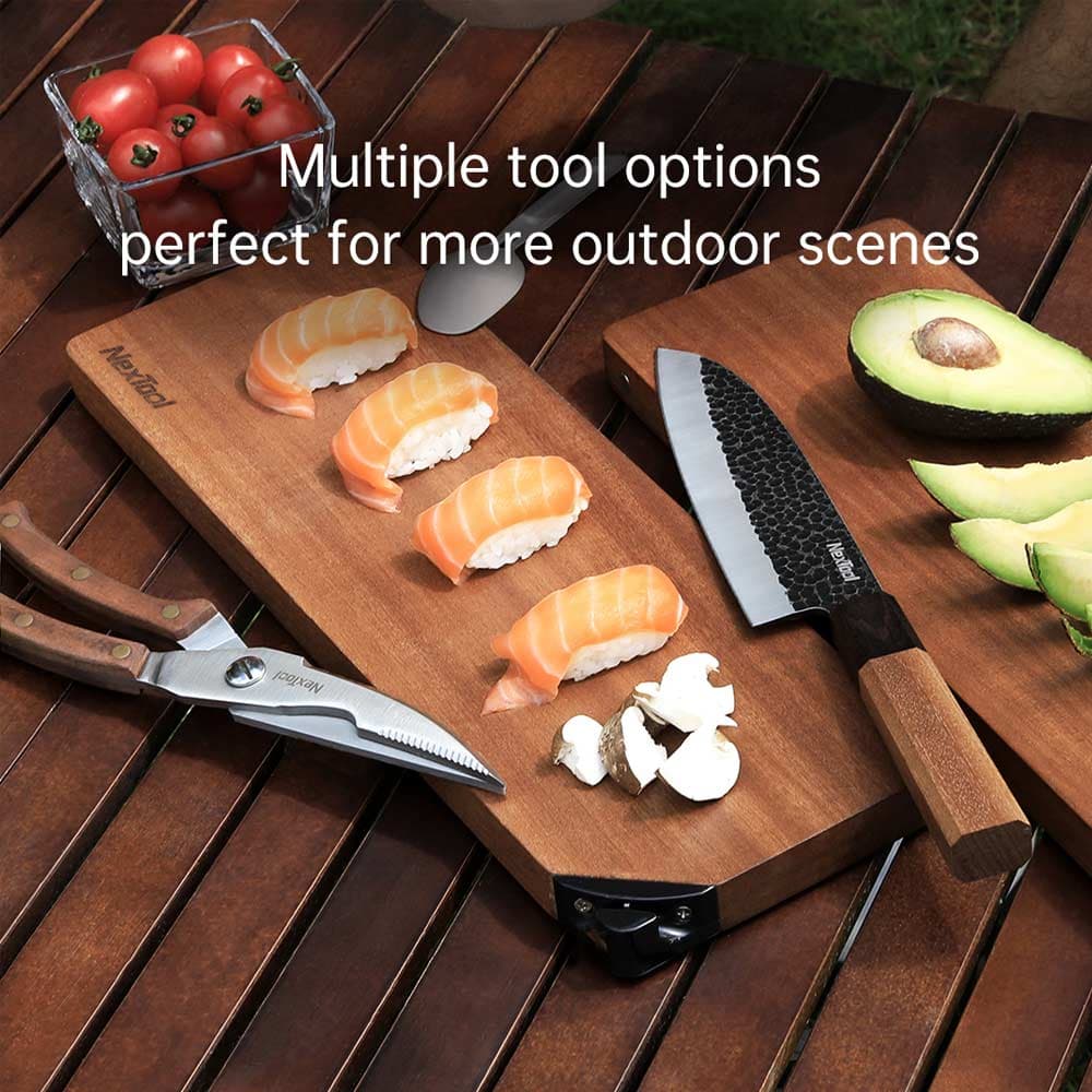 ست چاقوی آشپزخانه نکستول مدل NexTool NE20171 Camp Chef Cookware — تصویر ۵