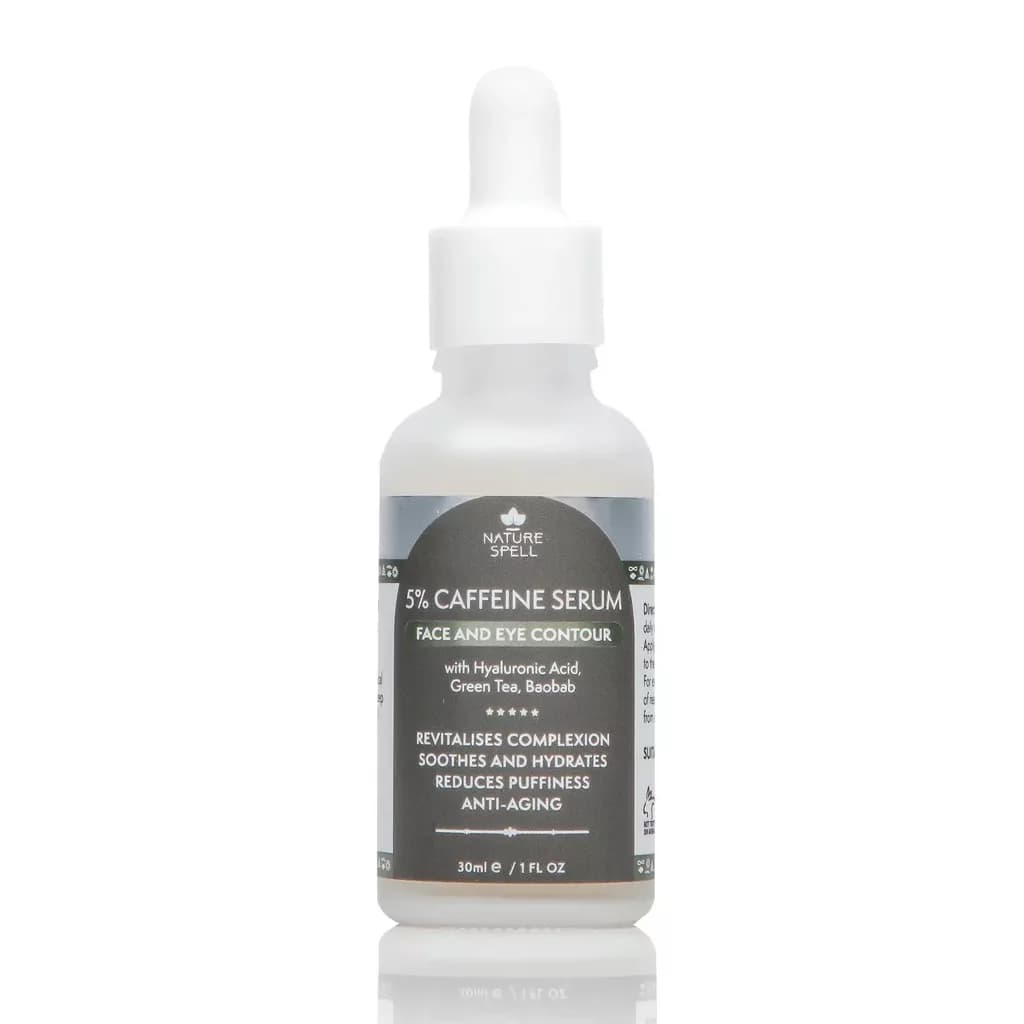 سرم نیچر اسپل 5% کافئین کانتور صورت و چشم 30ml — تصویر ۶
