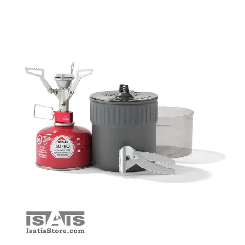 کیت سرشعله و ظروف پاکت راکت 2 ام اس آر MSR POCKETROCKET 2 MINI STOVE KIT