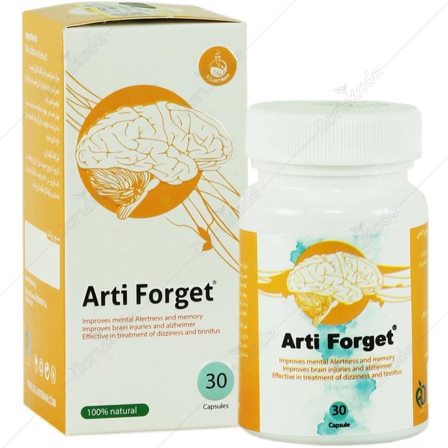 کپسول گیاهی آرتی فرگت بسته 30 عددی