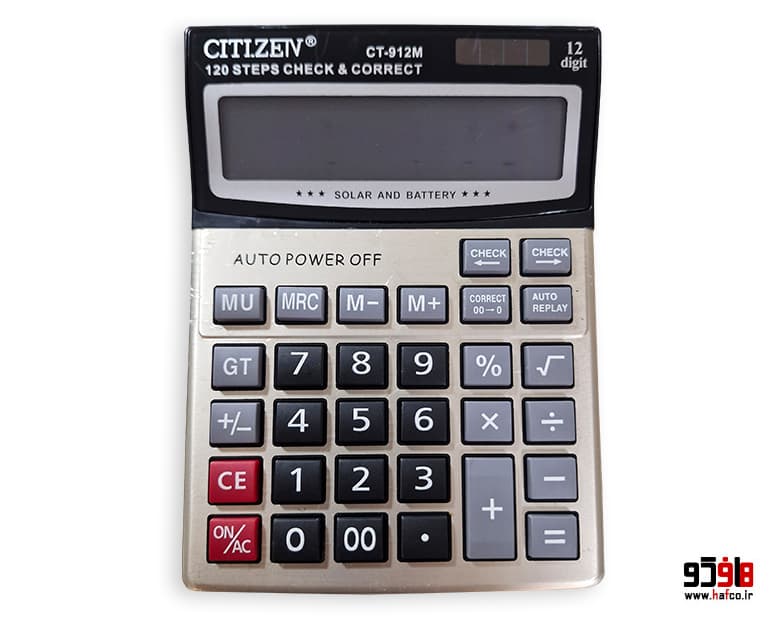 ماشین حساب CITIZEIV مدل CT-912M