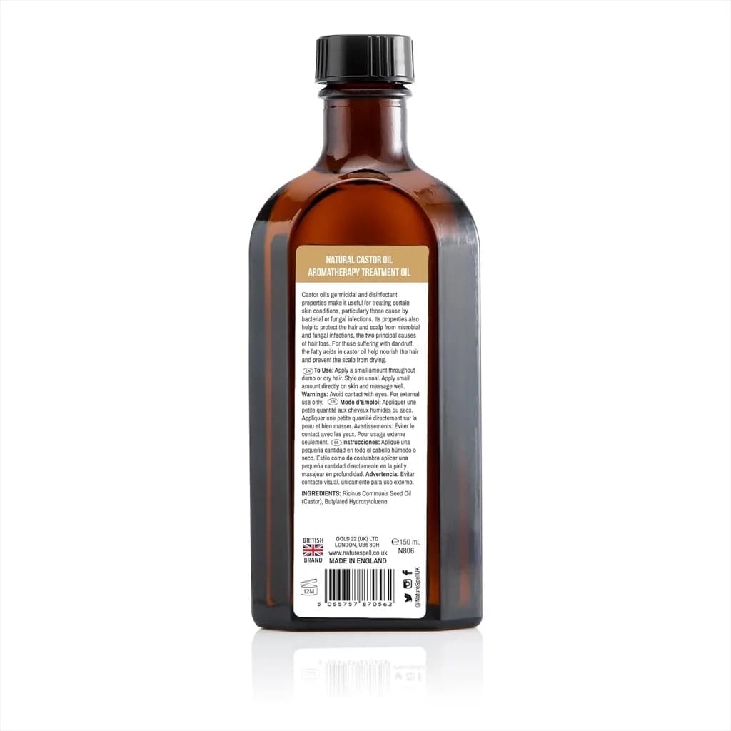 روغن درمانی کرچک نیچر اسپل مناسب مو و بدن 150میل — تصویر ۲