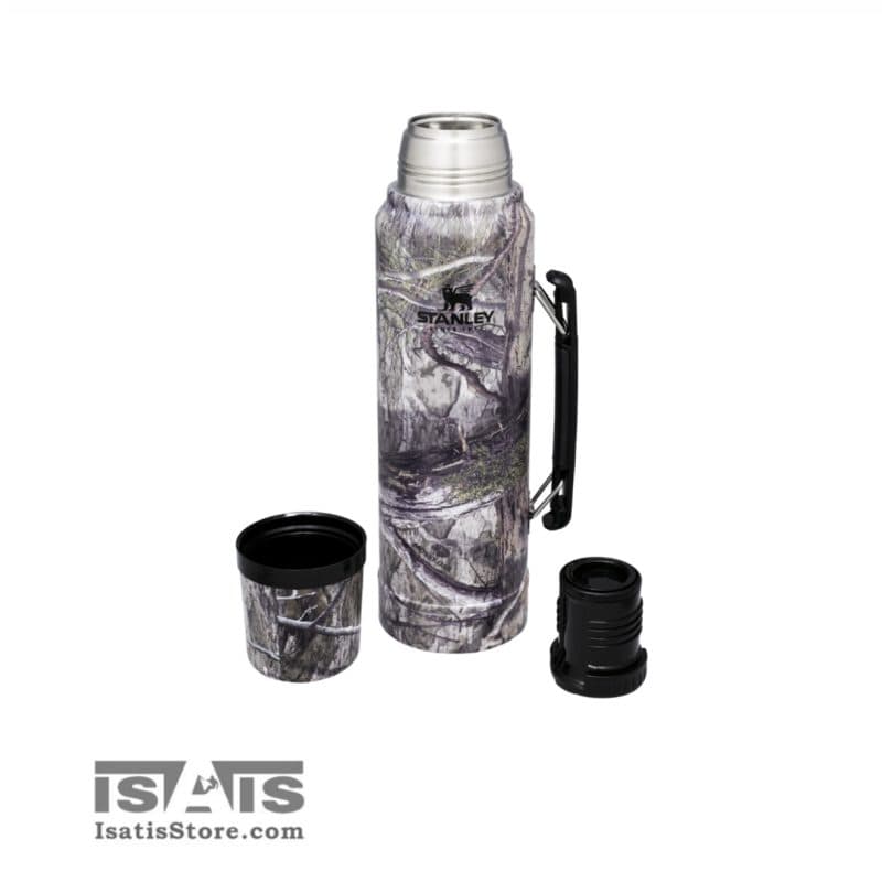 فلاسک 1 لیتری کلاسیک طرح چریکی و جنگلی استنلی اورجینال STANLEY MOSSY OAK CLASSIC BOTTLE — تصویر ۵