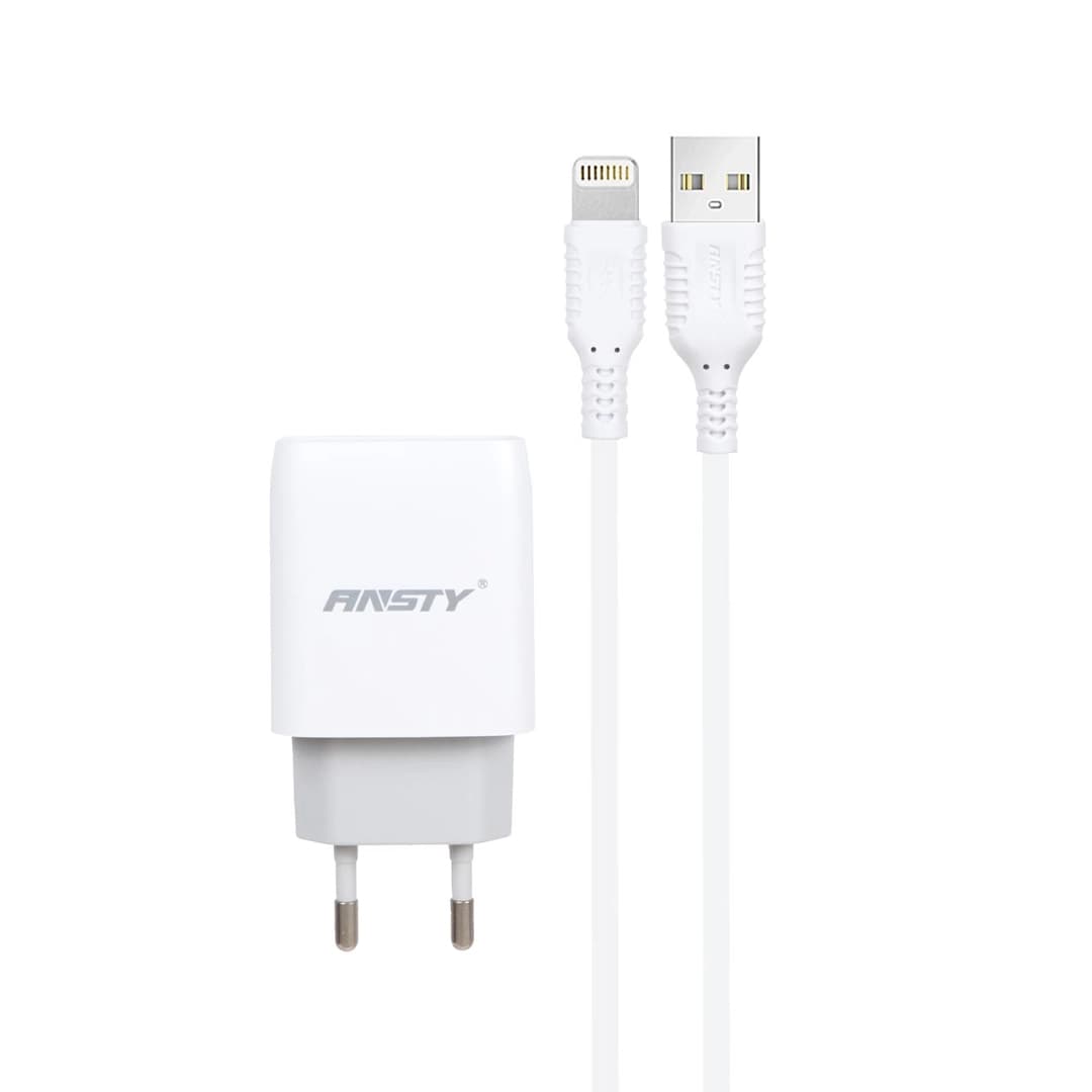 شارژر همراه با کابل شارژ ایفون برند ANSTY مدلC-011-I (گارانتی 6 ماهه ) — تصویر ۲