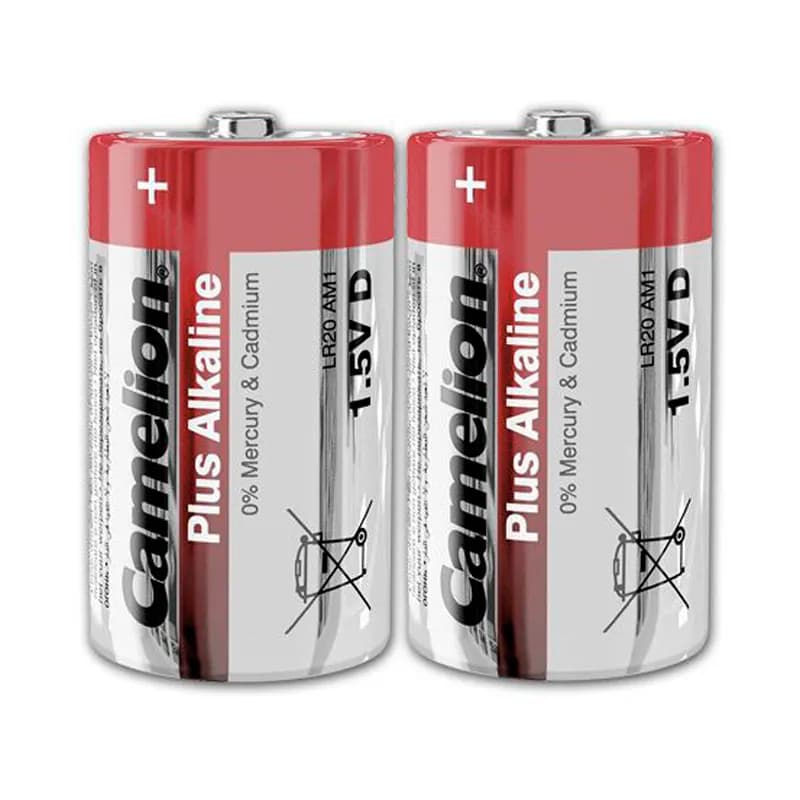 باتری دوتایی بزرگ Camelion Plus Alkaline 1.5V D — تصویر ۳