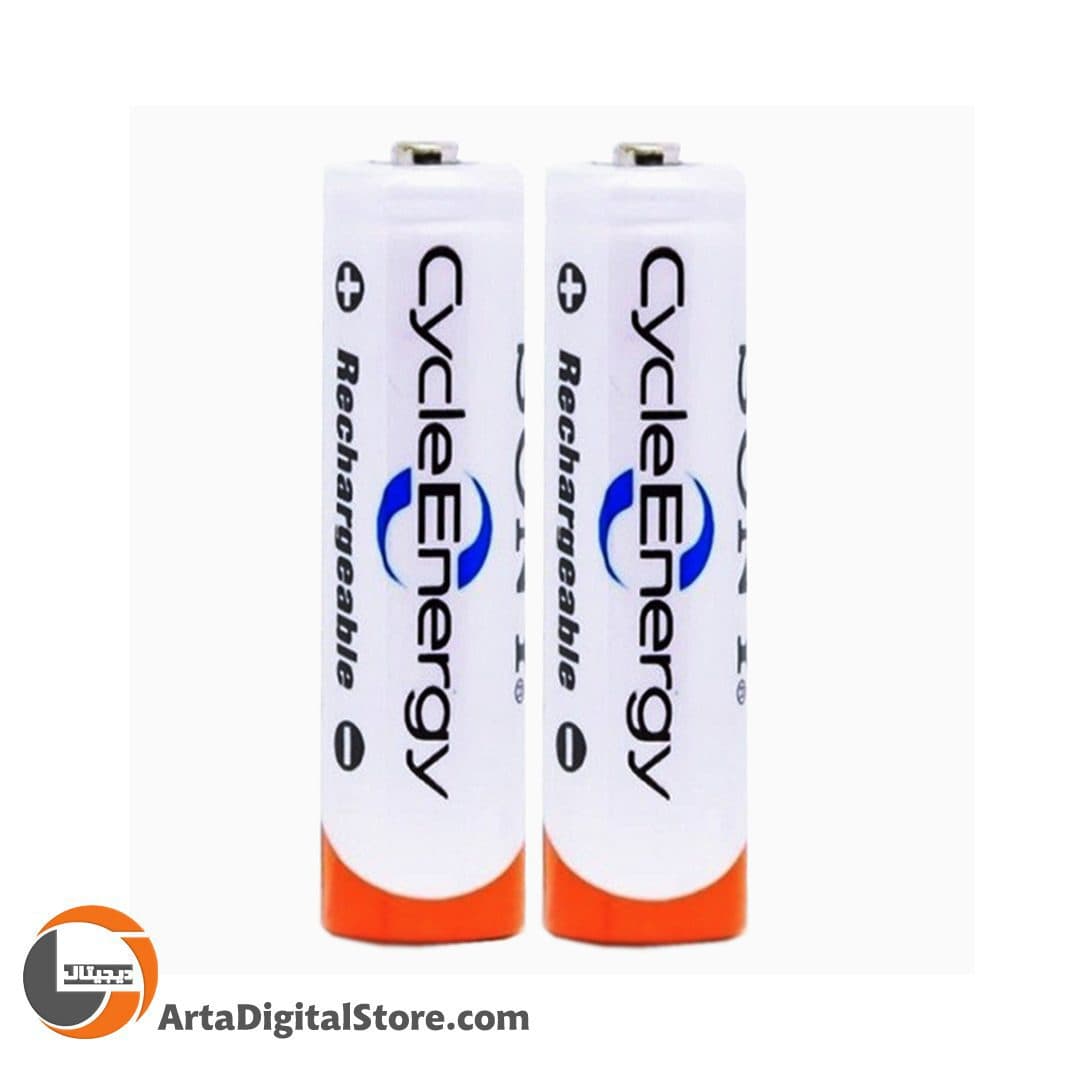 باتری دوتایی نیم قلمی شارژی Sony CycleEnergy Ni-MH AAA 1550mAh — تصویر ۵