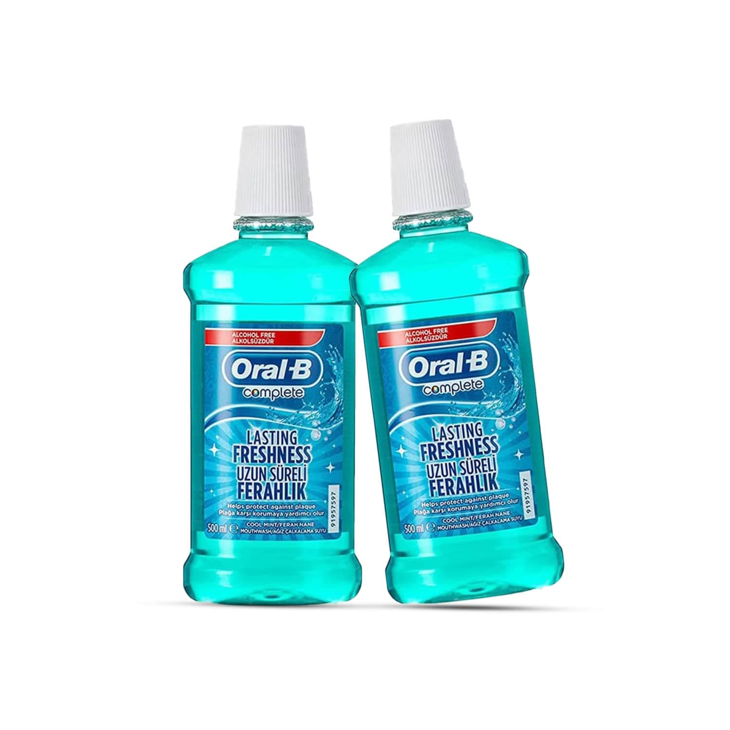 دهانشویه بدون الکل اورال بی مدل LASTING FRESHNESS حجم ۵۰۰ میل — تصویر ۲