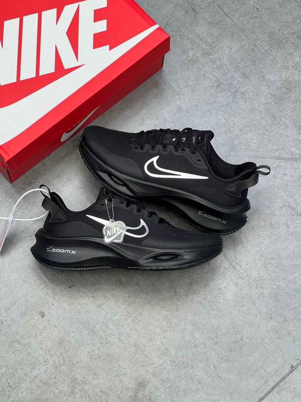 کتانی نایک زومیکس لبخندی Nikezoomx مشکی — تصویر ۴