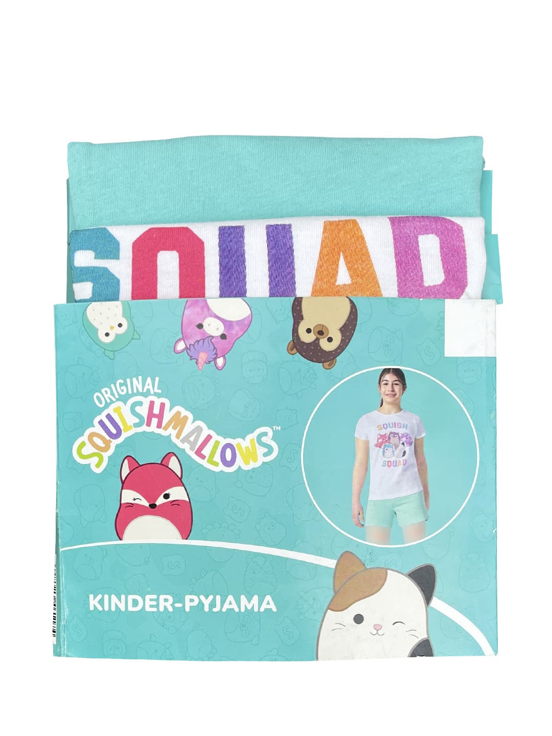 ست تیشرت و شلوارک نوزادی Squishmallows جنس پنبه کد A3178