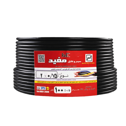 کابل افشان 0/75 × 2