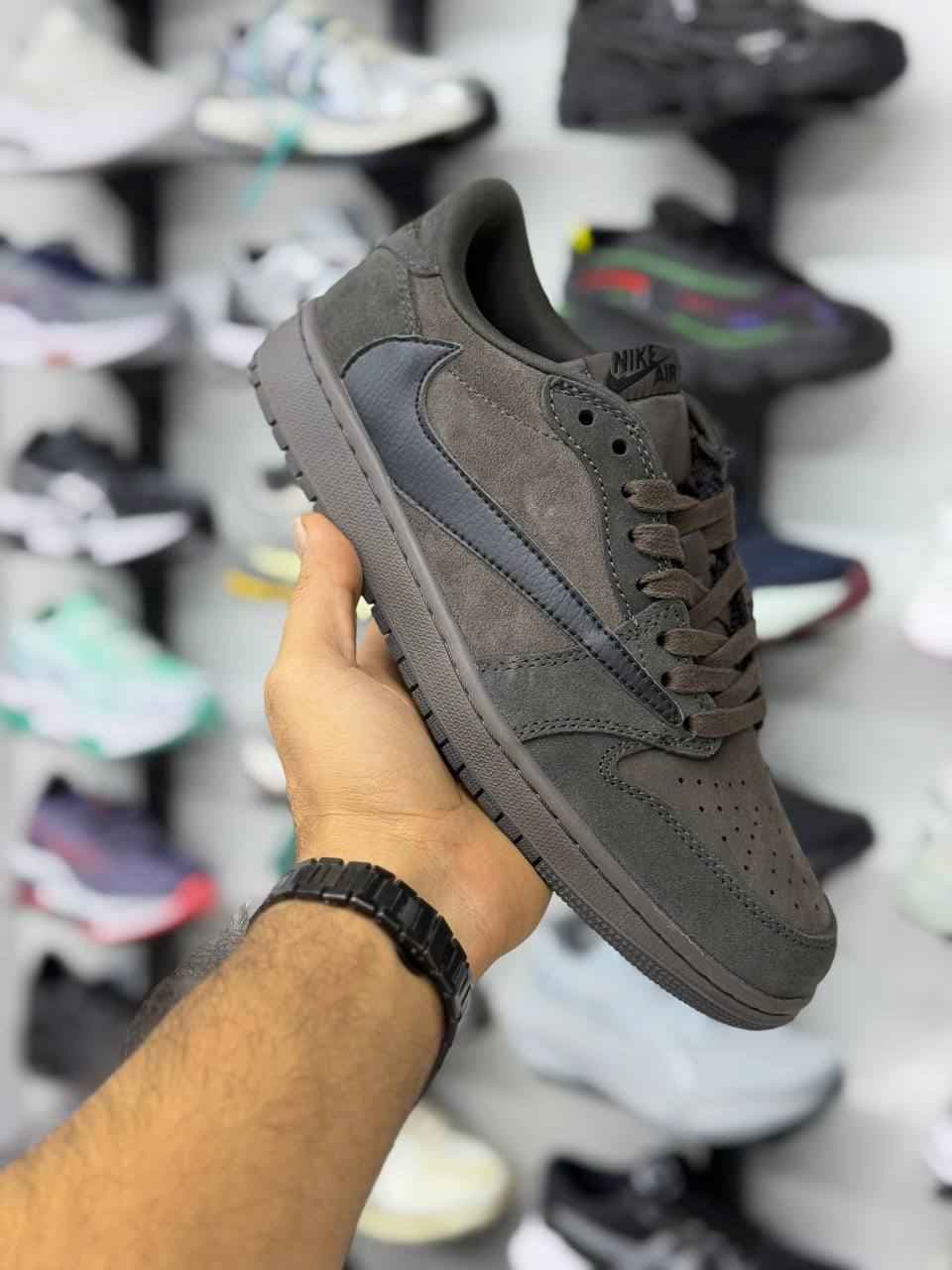 کتانی نایک تراویس اسکات 2025 Nike travis سفید و آبی — تصویر ۳