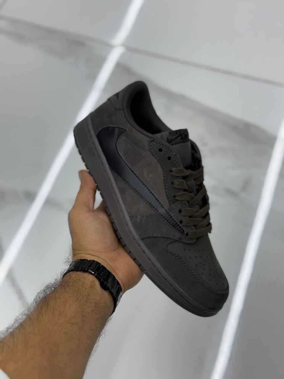 کتانی نایک تراویس اسکات قهوه ای 2025 Nike travis