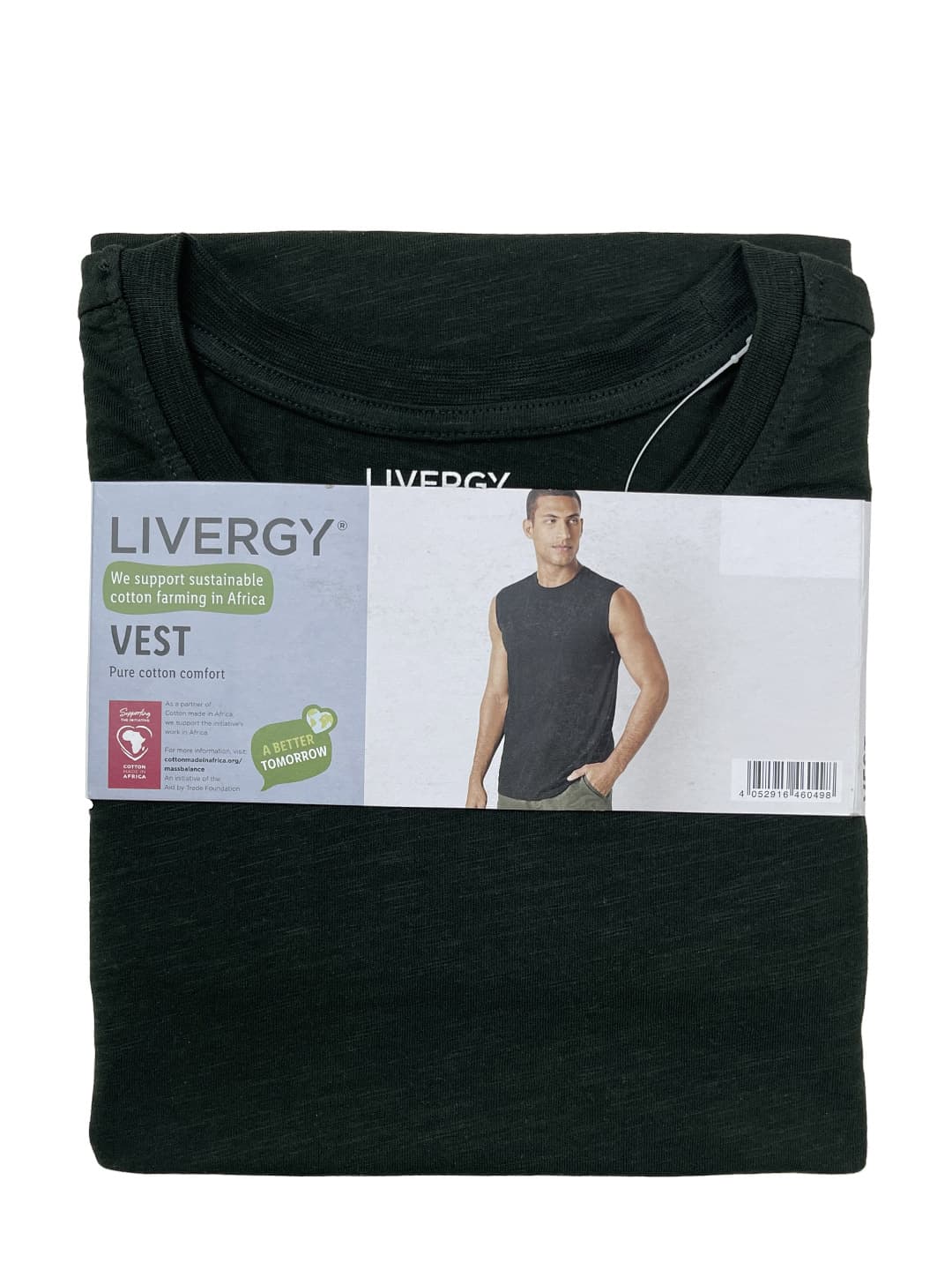 تاپ مردانه یقه گرد برند Livergy جنس پنبه کد A3200
