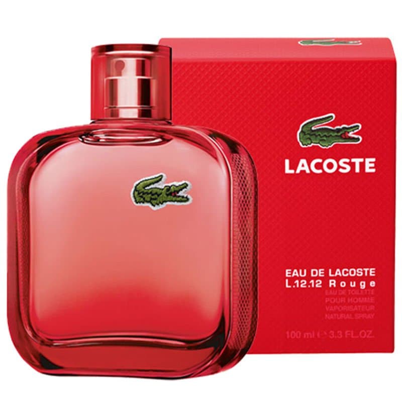 عطر یونیسکس 50 میل لاگوست ال.12.12 روژ (لاگوست قرمز) Lacoste L.12.12. Rouge