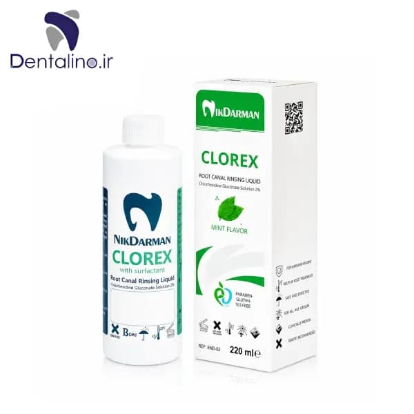 محلول کلرهگزیدین CLOREX نیک درمان Nik Darman — تصویر ۲