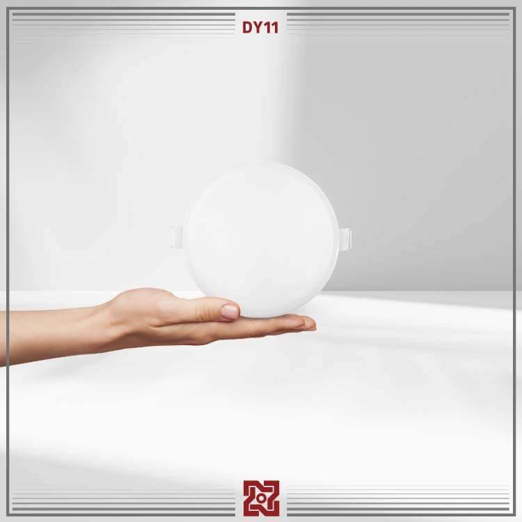 پنل سقفی فول لایت توکار ۱۸ وات آلتون رای مدل یاقوت DY11 | قطر ۱۲ سانتیمتر — تصویر ۲