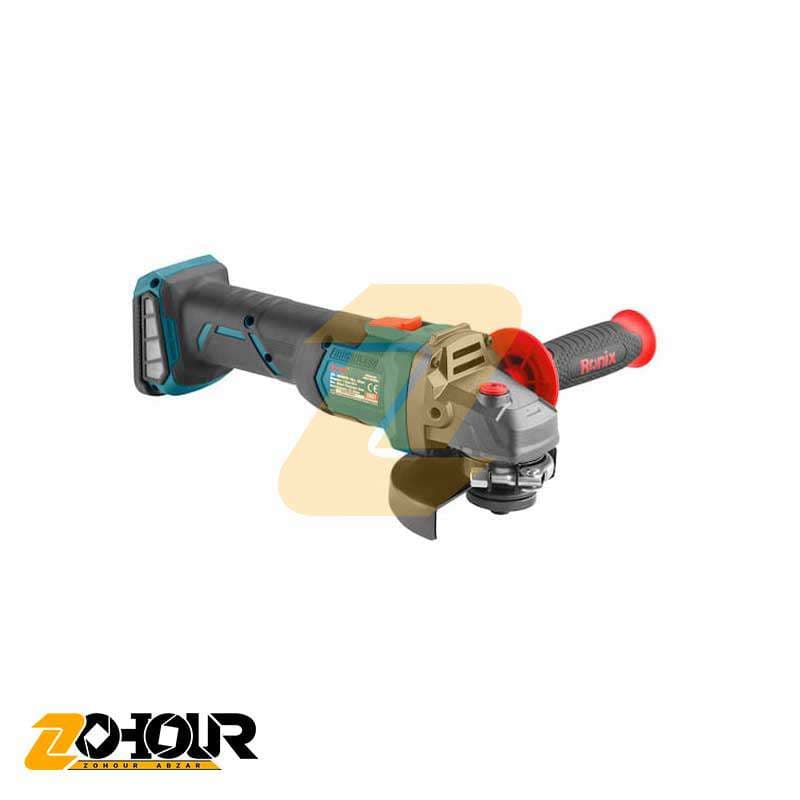 مینی فرز شارژی براشلس رونیکس 115 میلی متری 20 ولت مدل Ronix 8901 — تصویر ۴