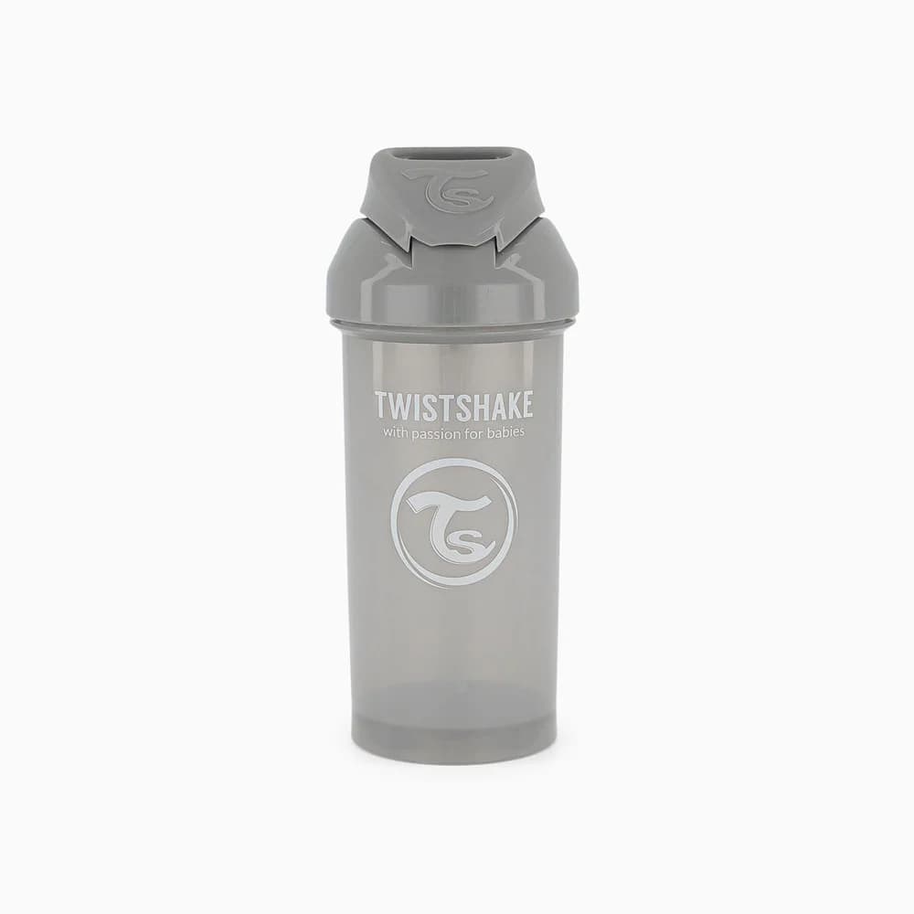لیوان آبمیوه خوری ۳۶۰ میل نی دار پاستل تویست شیک twistshake