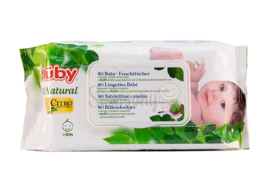 دستمال مرطوب کودک 80 عددی کودک نابی Nuby — تصویر ۲