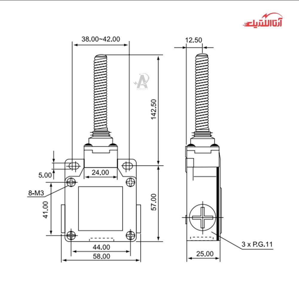 لیمیت سوئیچ آنتنی CNTD مدل CSA-081 — تصویر ۳