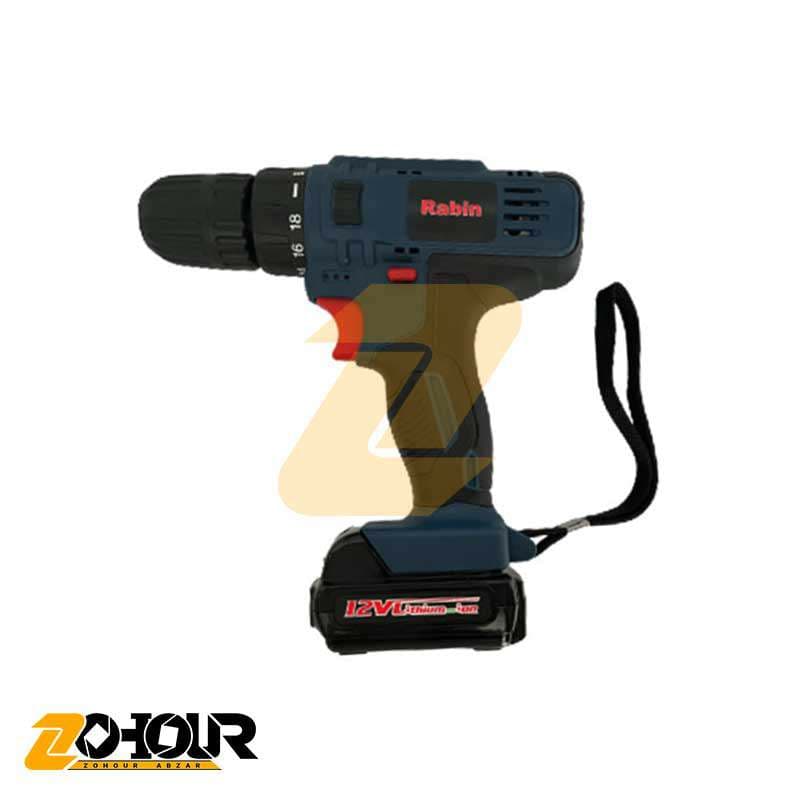 دریل شارژی 12 ولت رابین مدل Rabin R8012