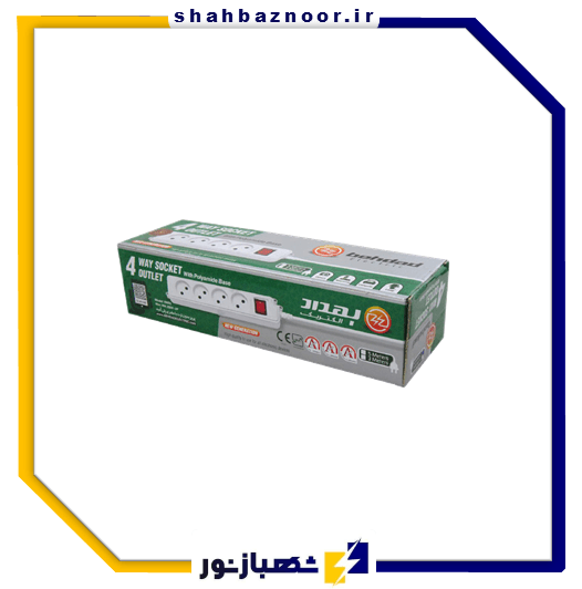 بهداد الکتریک رابط چهار خانه با کابل کد 24