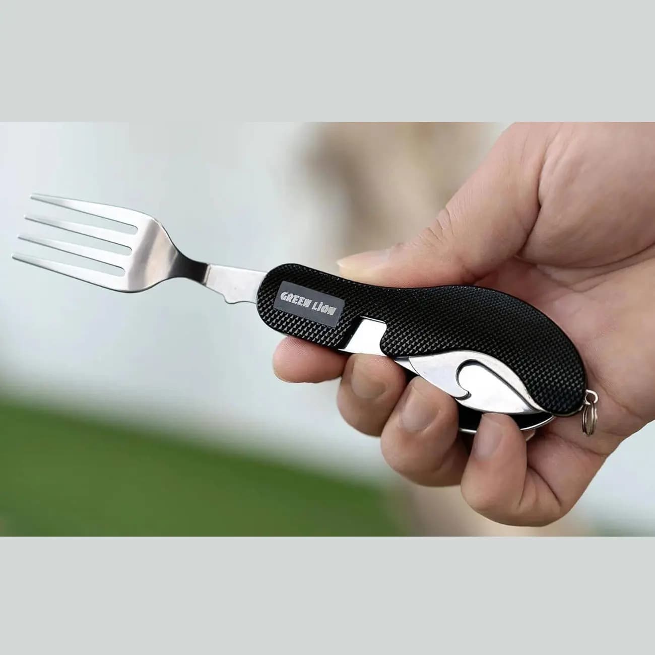 ست قاشق و چاقو کمپینگ گرین GREEN 4IN1 CUTLERY SET — تصویر ۷