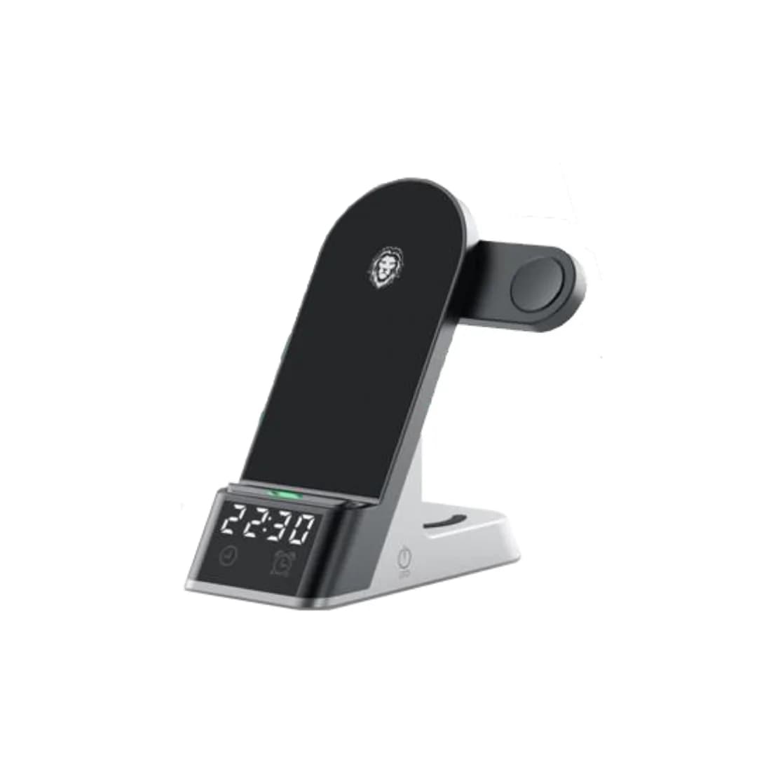 استند شارژ وایرلس 6 کاره گرین لاین مدل GREEN LION 6 IN 1 WIRELESS CHARGER — تصویر ۳