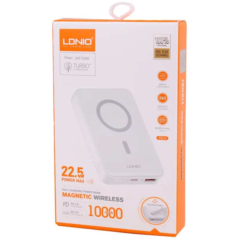 پاوربانک 10000 مگسیف الدینیو مدل LDNIO PQ16 POWER BANK — تصویر ۹