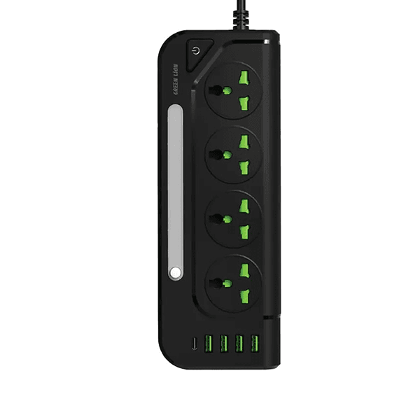 چندراهی برق گرین مدل GS-100 ظرفیت 3000 وات با 4 خروجی