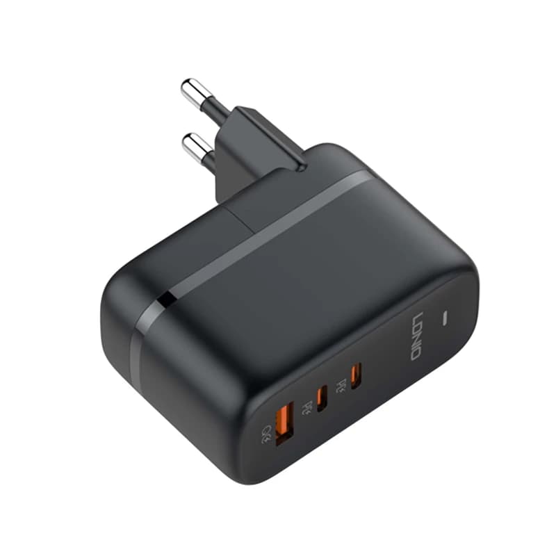 شارژر دیواری 65 وات الدینیو مدل LDNIO Q366 65W GAN FAST CHARGING