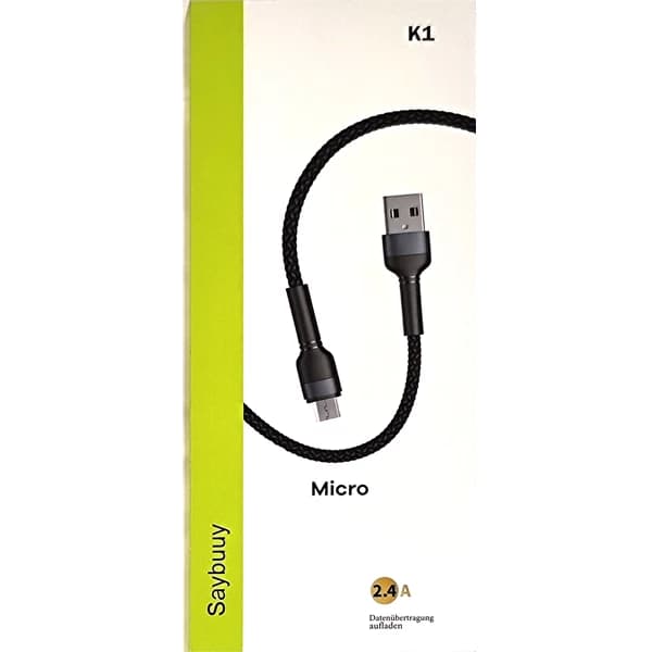 کابل شارژ USB به میکرو سی بای مدل SAYBUUY K1 MICRO با گارانتی — تصویر ۳