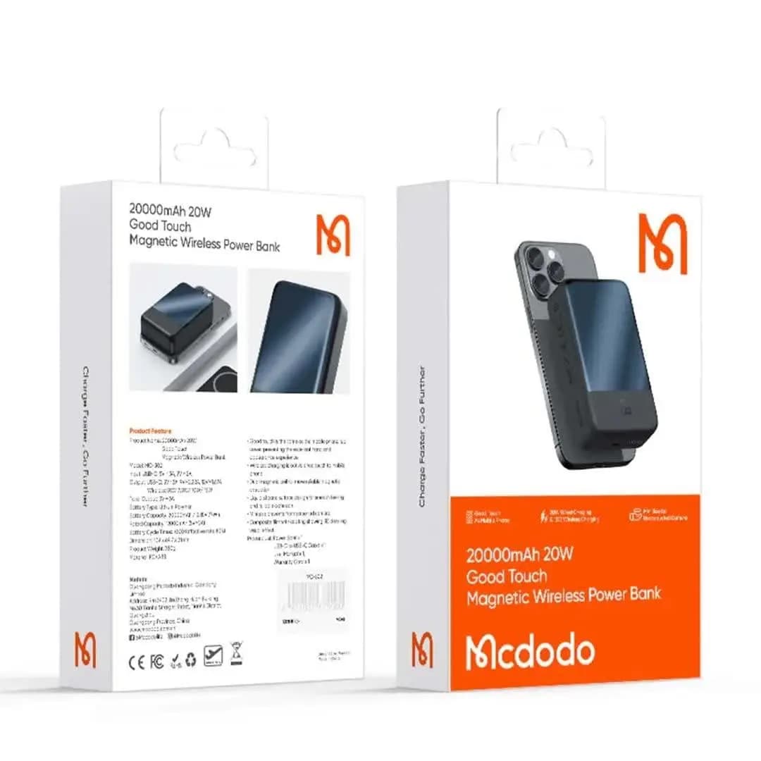 پاوربانک وایرلس 20000 مک دودو مدل MCDODO MC-502 POWER BANK — تصویر ۸