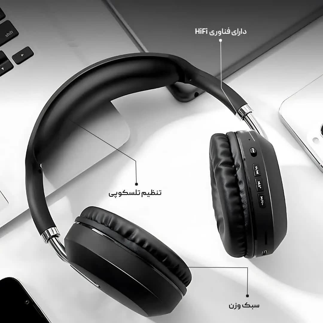 هدفون بلوتوثی پاوا مدل PAWA THUNK HEADPHONE — تصویر ۸