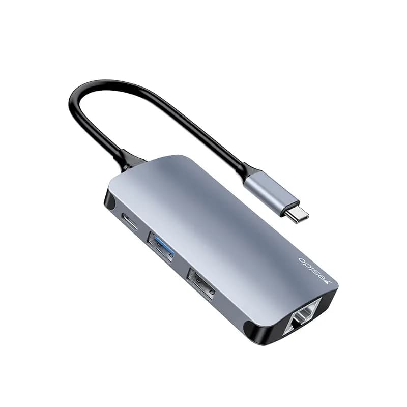 هاب 6 در 1 یسیدو مدل YESIDO HB15 HUB ADAPTER — تصویر ۲