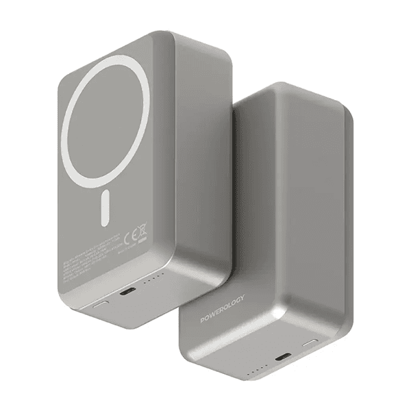 پاوربانک مگ سیف پاورولوژی مدل 30000mAh MagSafe Aluminum Power Bank