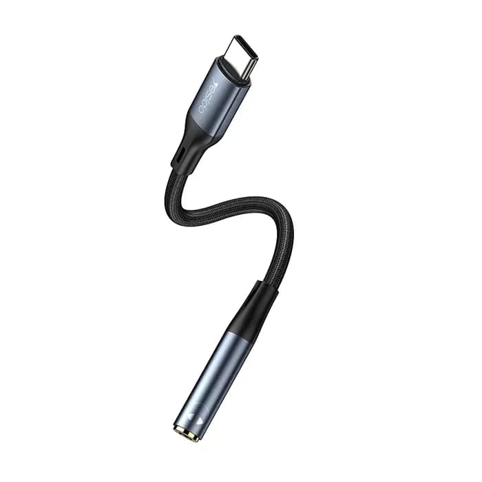 تبدیل جک 3.5 به تایپ سی یسیدو مدل YESIDO YAU38 AUDIO ADAPTER — تصویر ۳