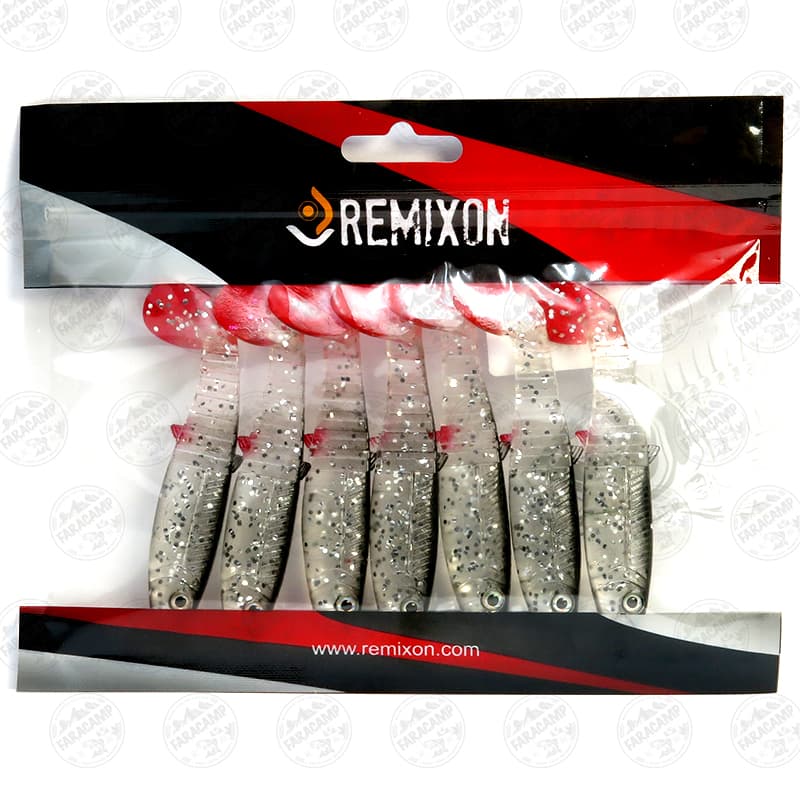 طعمه لور ماهی ژله ای رمیکسون نقره ای ۸سانتی بسته ۷عددی REMIXON BUSTER SHADE — تصویر ۲