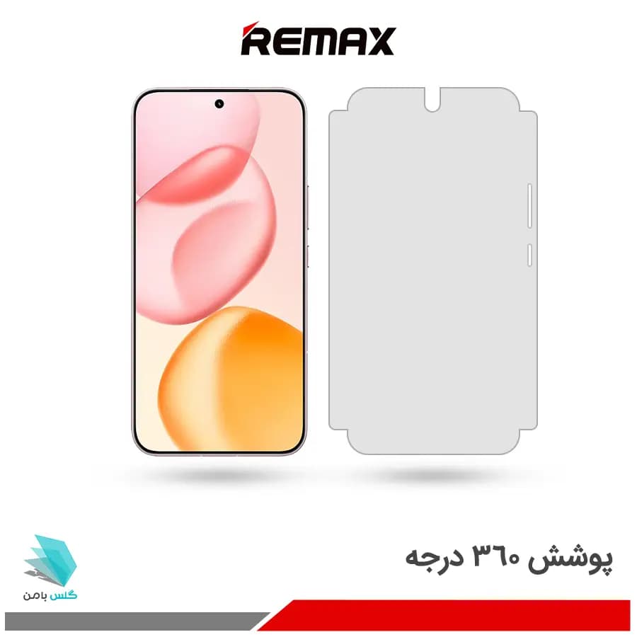 گلس هیدروژلی آنر 400 pro نسخه چین شفاف – برند ریمکس — تصویر ۳