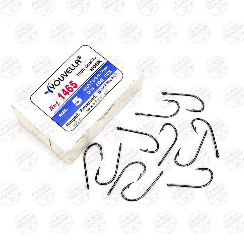 قلاب نیکل یوولا سایز ۵ مدل Youvella 1465 بسته ۱۰ عددی