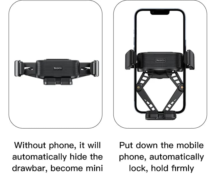 هولدر جاذبه ای دریچه کولر یسیدو مدل YESIDO C166 GRAVITY HOLDER — تصویر ۶