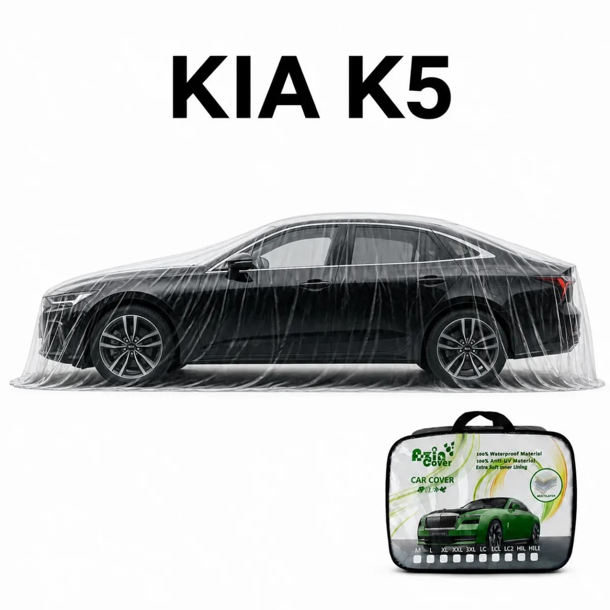 چادر 4 فصل چند لایه کیا K5 آذین روکش