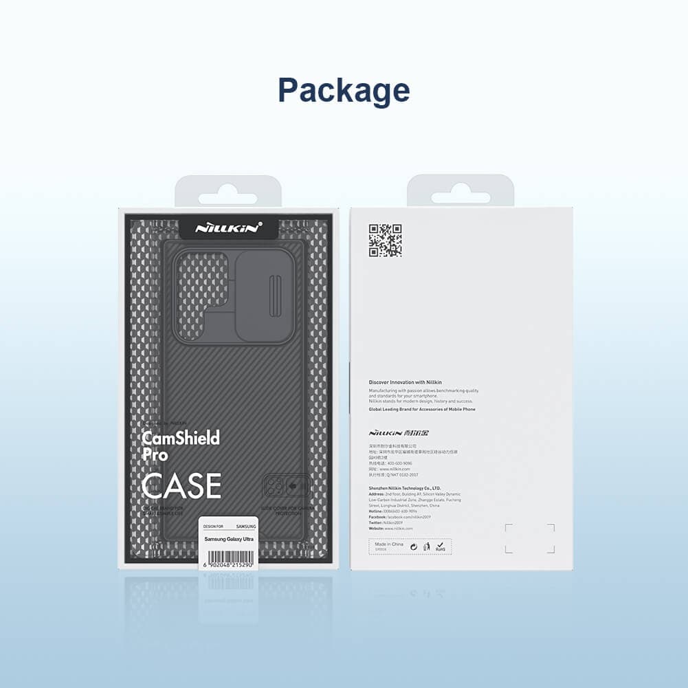 قاب نیلکین برای سامسونگ Galaxy S22 Ultra مدل Camshield pro — تصویر ۳